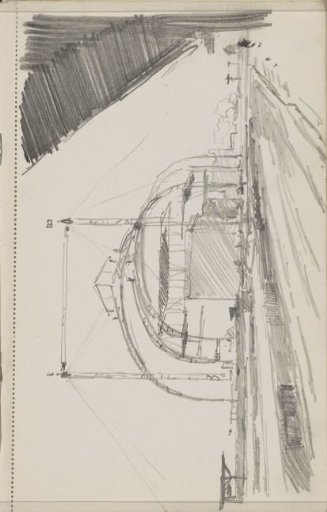 Partially Covered Train Station