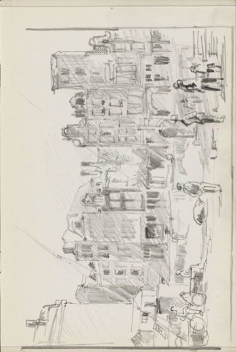 Street scene with figures