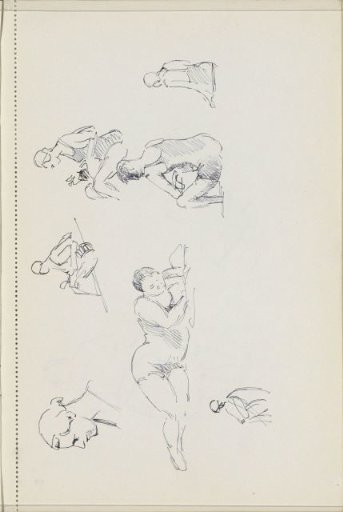 Figures in swimwear