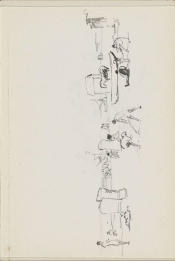 Figures on the beach