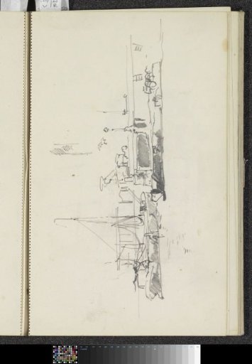 Moored Boats at a Quay