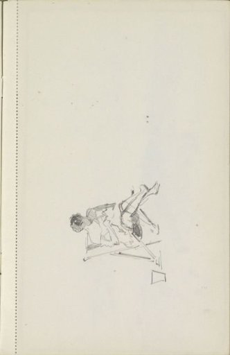 Working woman in a beach chair