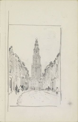 View of the Martinikerk in Groningen