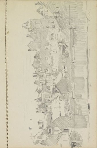 Houses along a waterfront
