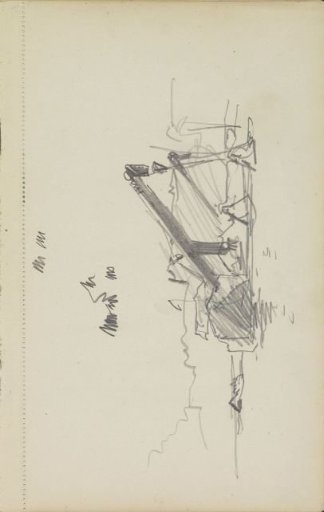 Crane on a boat at a quay