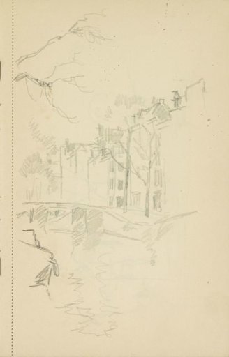 Houses along a canal