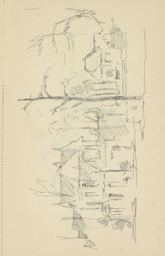 Street with a row of houses and trees