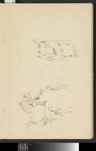 Facades of buildings