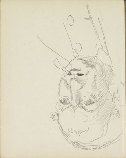 Portret van een man met een sigaret