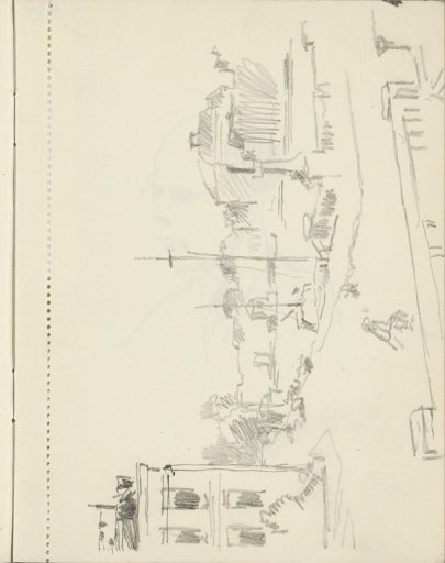 Street Corner with a Bridge over a Canal