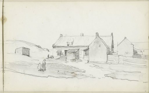 Houses on the dune near Scheveningen