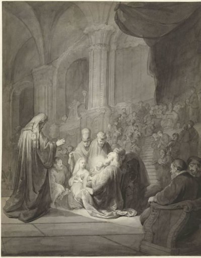 Simeon in the temple
