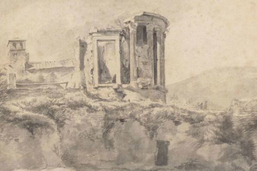 View of the Temple of Vesta at Tivoli