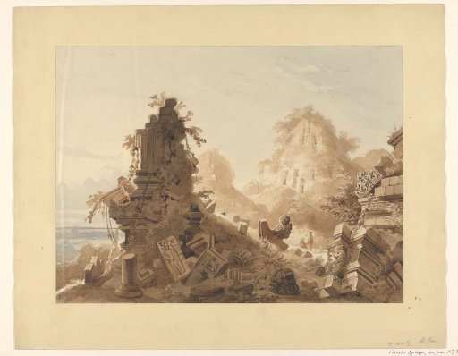 View of the ruins of Candi Lara Jonggrang (Prambanan) near Yogyakarta, Central Java