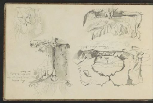 Icelandic landscape with a lake and a lava arch