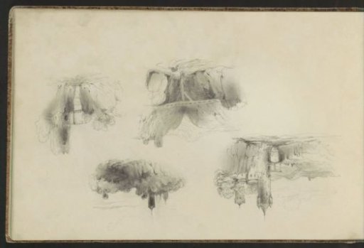 Landscapes with Castle Towers and Bridges over a Valley and Stream