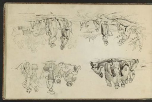 Landscapes with Figures and a Group after Philips Wouwerman