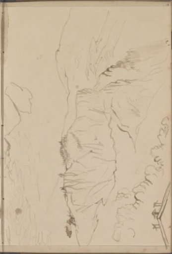 Mountain Landscape with Pine Trees