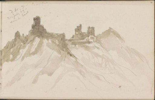 Ruin on a mountain top