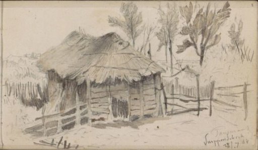 Hut with a Thatched Roof near Sneppenschrik