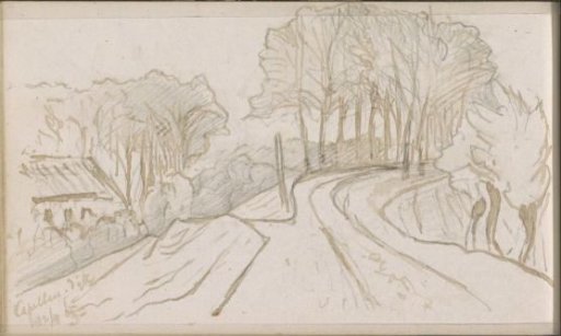 Country Road on the Dike in Capelle aan den IJssel