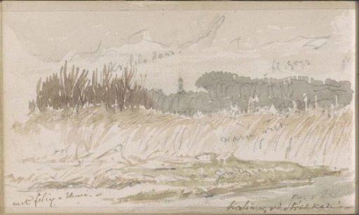 Landscape in Kralingen at the Strekkade