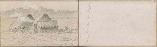 Farmhouses with Thatched Roofs