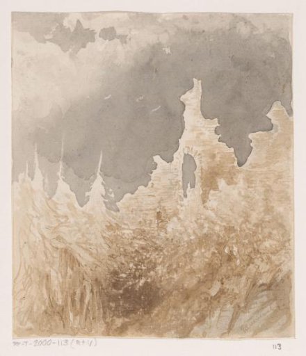 Ruin Among Trees