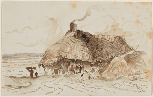 Day laborer's cottage on the heath