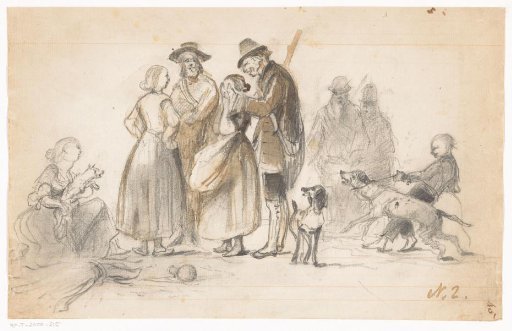 Gathering before the hunt
