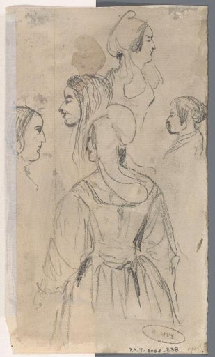 Studies of a Woman with a Cap