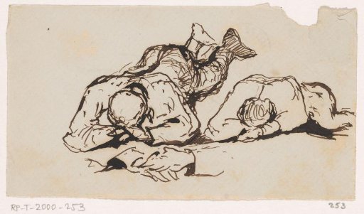 Studies of a Reclining Man