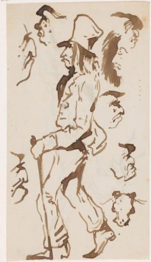 Walking Man and Heads