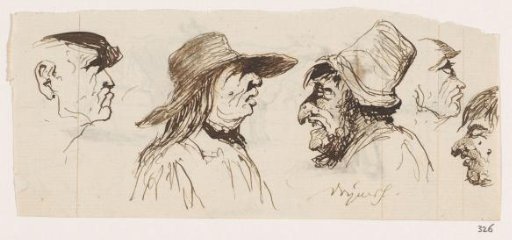 Heads of raftsmen