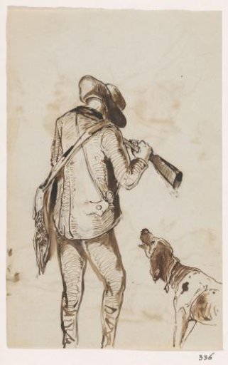 Hunter with a dog