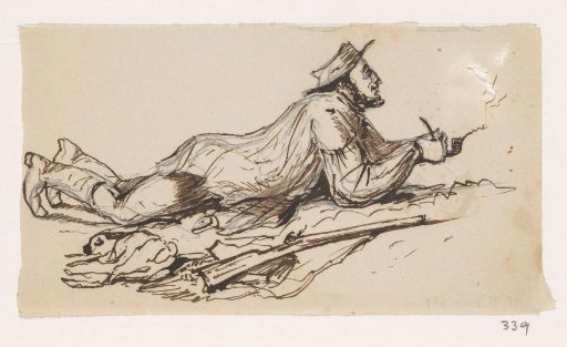 Resting hunter