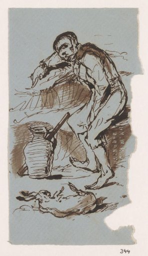 Resting boatman