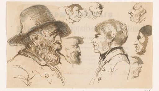 Study sheet with heads