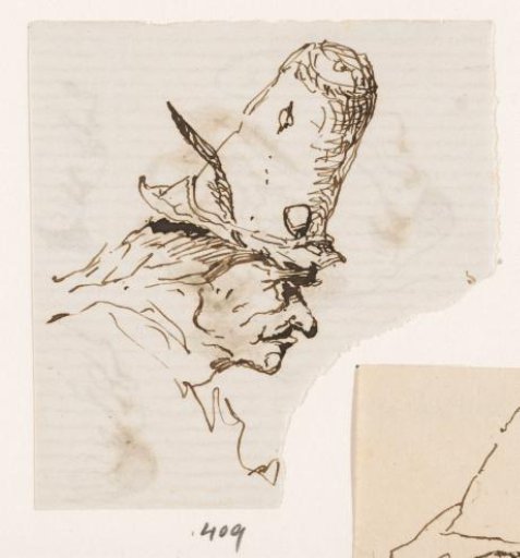 Head with hat