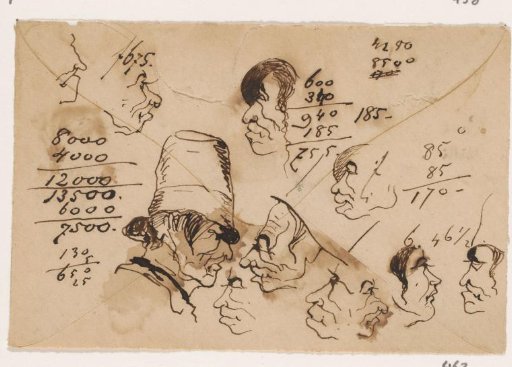 Envelope with Heads and Calculations