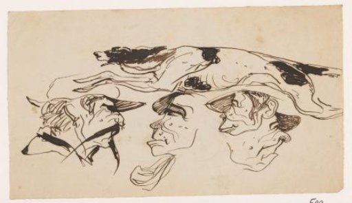 Heads and a Dog