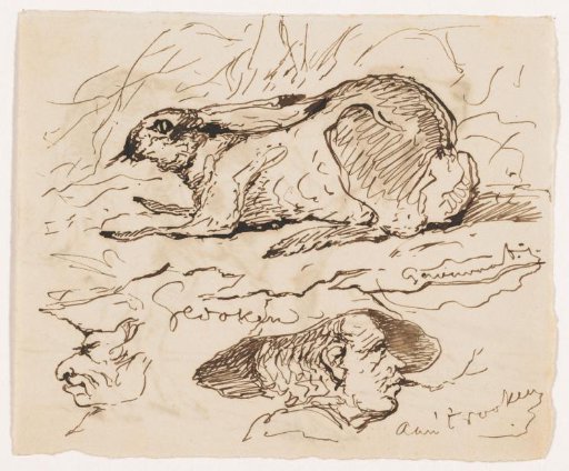Hare and Two Heads