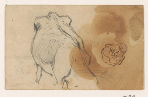 Cow's head with horns
