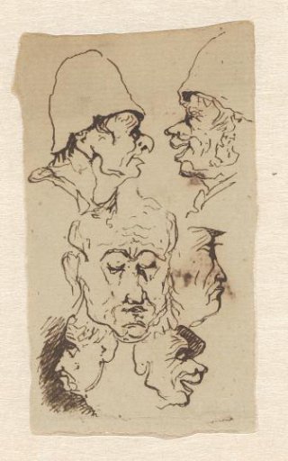 Sheet with six heads