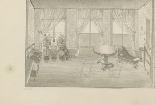 Interior of a salon