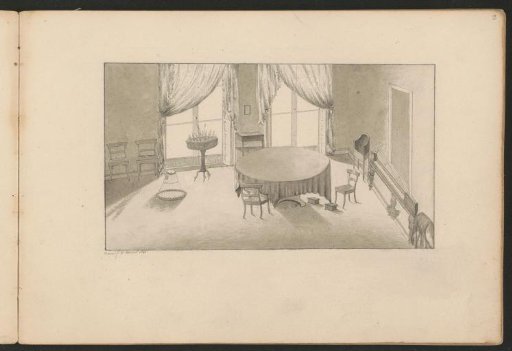 Interior of a living room in Amersfoort
