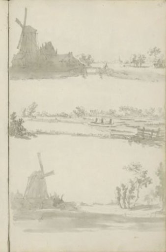 Landscapes with mills