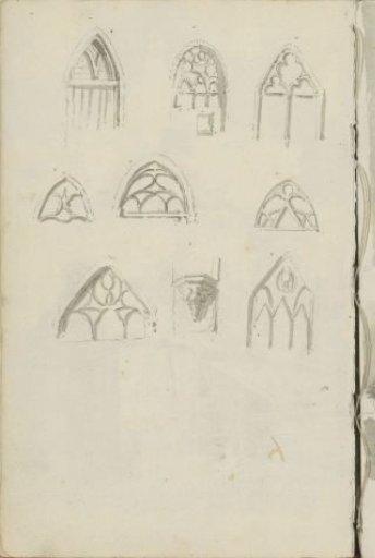 Windows with tracery