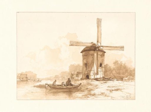 River landscape in France