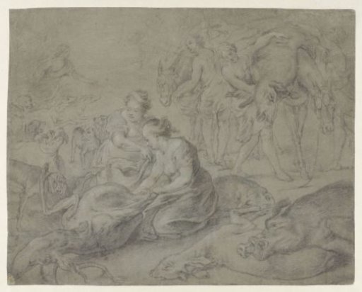 Diana and her nymphs after the hunt